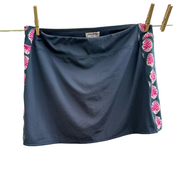 Tommy Bahama golf sports Athleisure skort UPF 50 wicking gray tropical womns. XL - Picture 3 of 7
